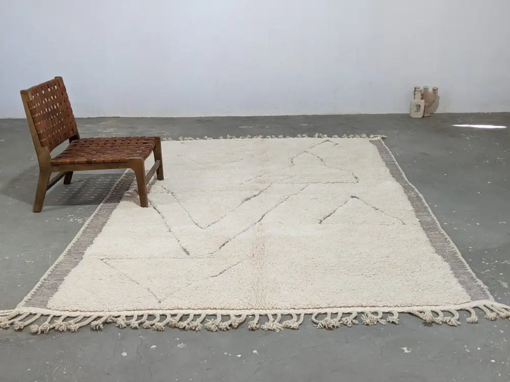 Alfombra Tradicional Beni Ouarain Hecha a Mano Marroquí 305 X 204 Cm - Alfombras Marroquíes
