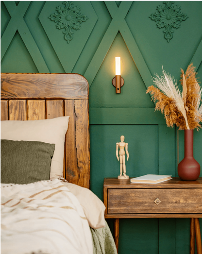 Moroccan Rechargeable Battery Operated Wall Sconce - Dark Brown / Pair of Wall Sconces