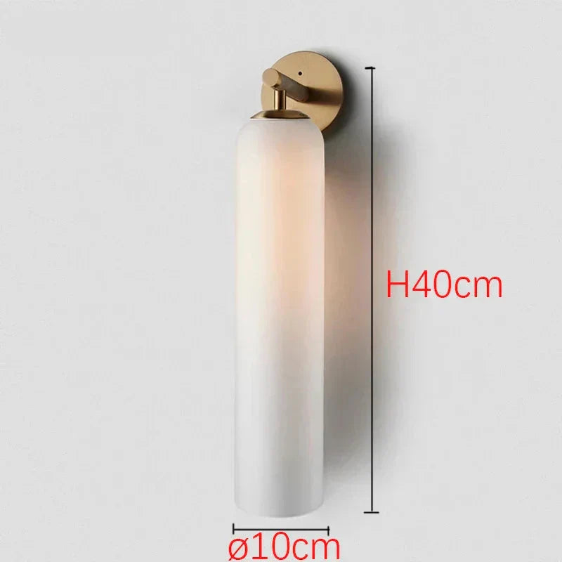 Moroccan Title: Sleek Glass Wall Sconce