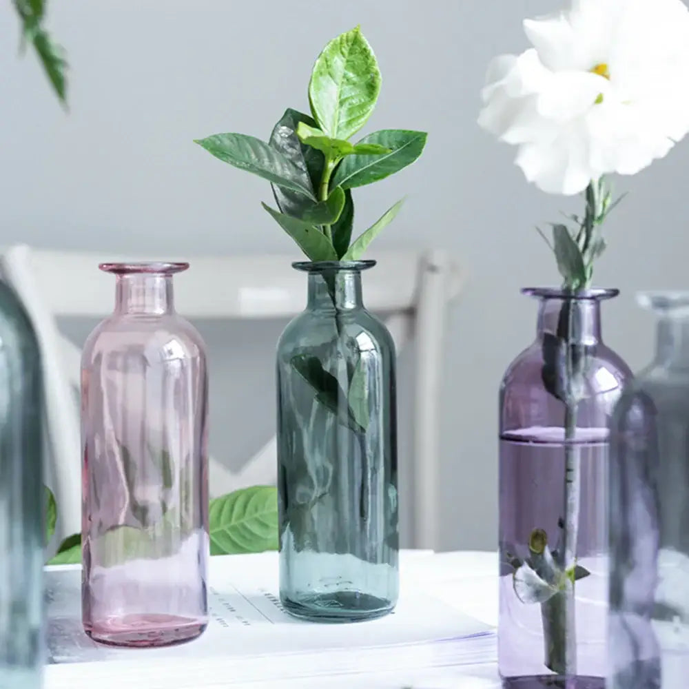 Bunte europäische Glasvasen-Dekoration - Geschenk für das Zuhause - Vase