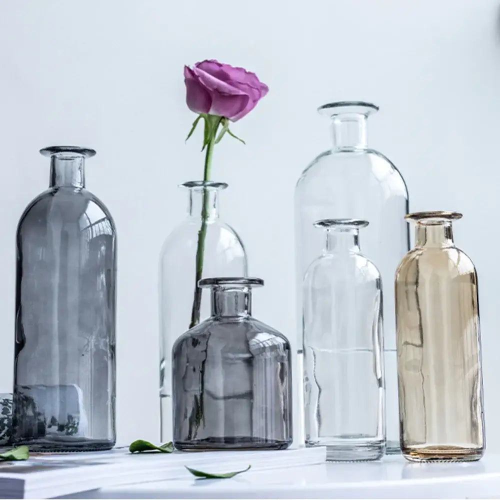 Bunte europäische Glasvasen-Dekoration - Geschenk für das Zuhause - Vase
