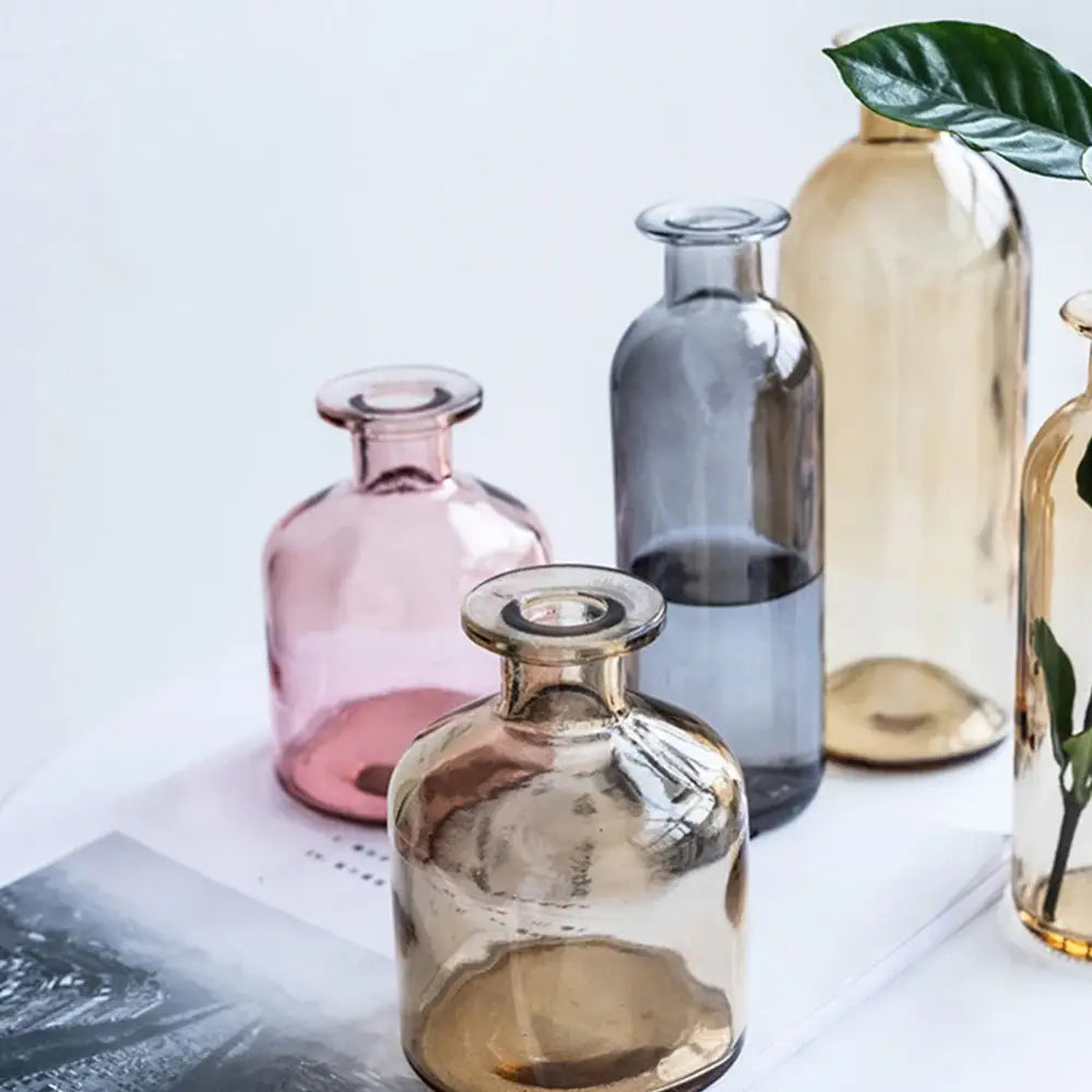 Bunte europäische Glasvasen-Dekoration - Geschenk für das Zuhause - Vase