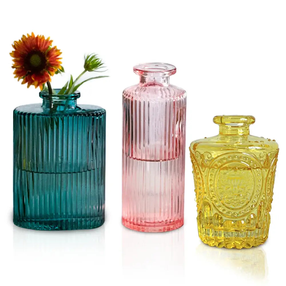 Bunte europäische Glasvasen-Dekoration - Geschenk für das Zuhause - Vase
