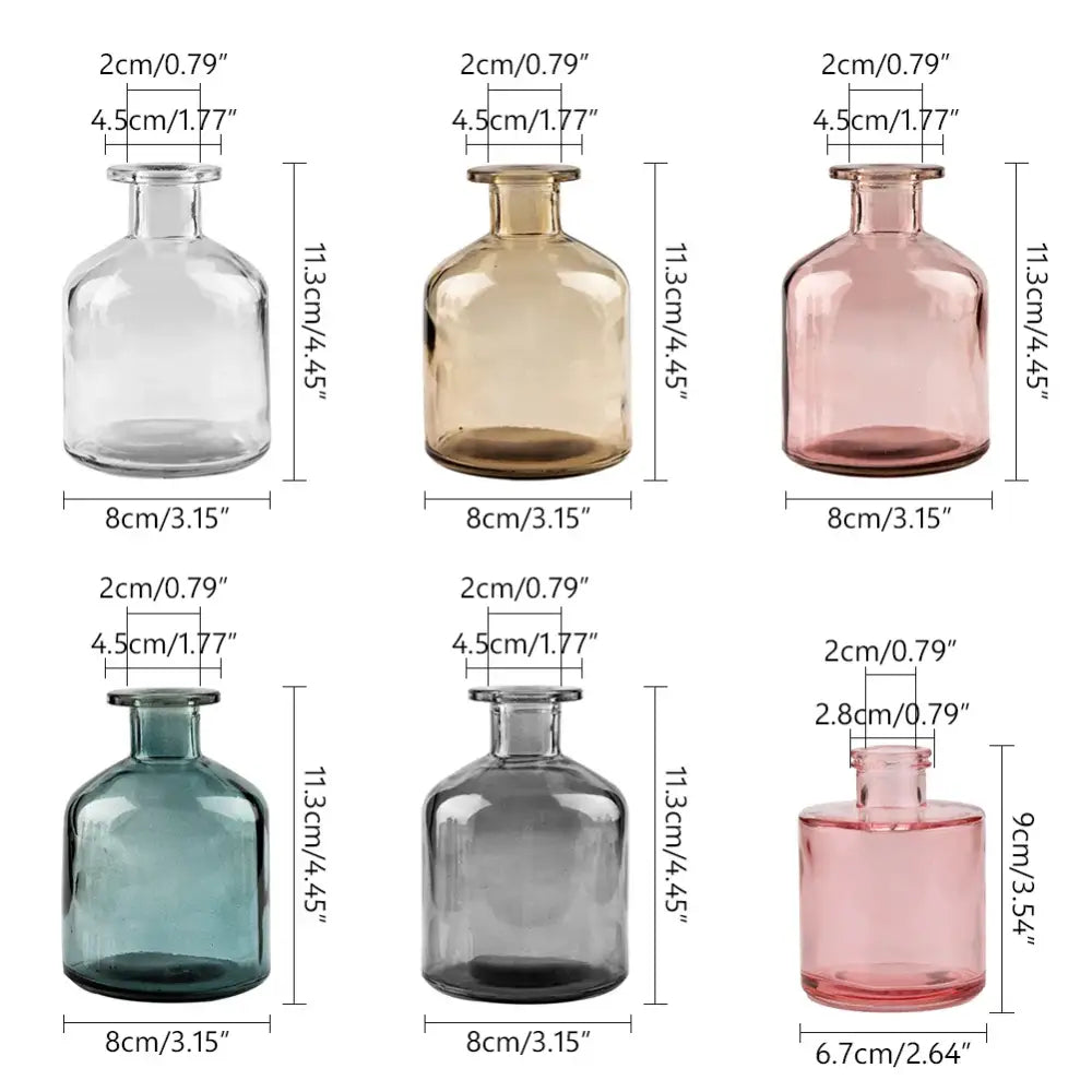 Bunte europäische Glasvasen-Dekoration - Geschenk für das Zuhause - Vase