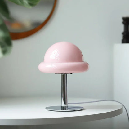 Mushroom Table Lamp Bauhaus Furniture - Pink