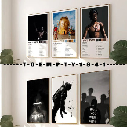 Music Album Covers Poster Set - Posters