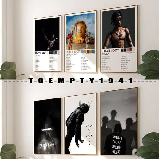 Music Album Covers Poster Set - Posters