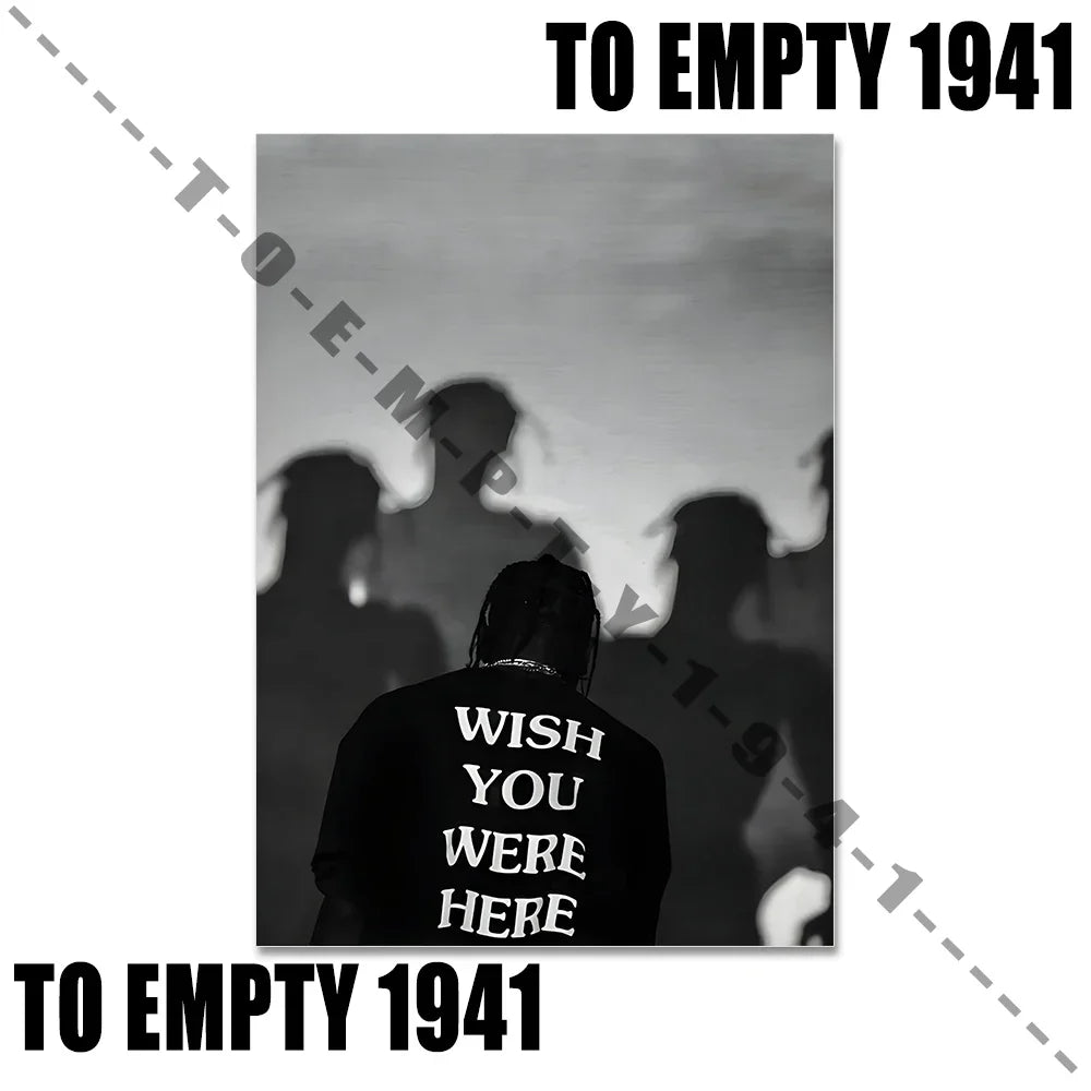 Music Album Covers Poster Set - 60X90cm Unframed / 6 - Posters