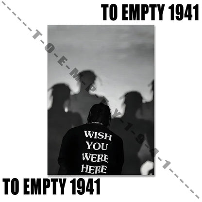 Music Album Covers Poster Set - 60X90cm Unframed / 6 - Posters