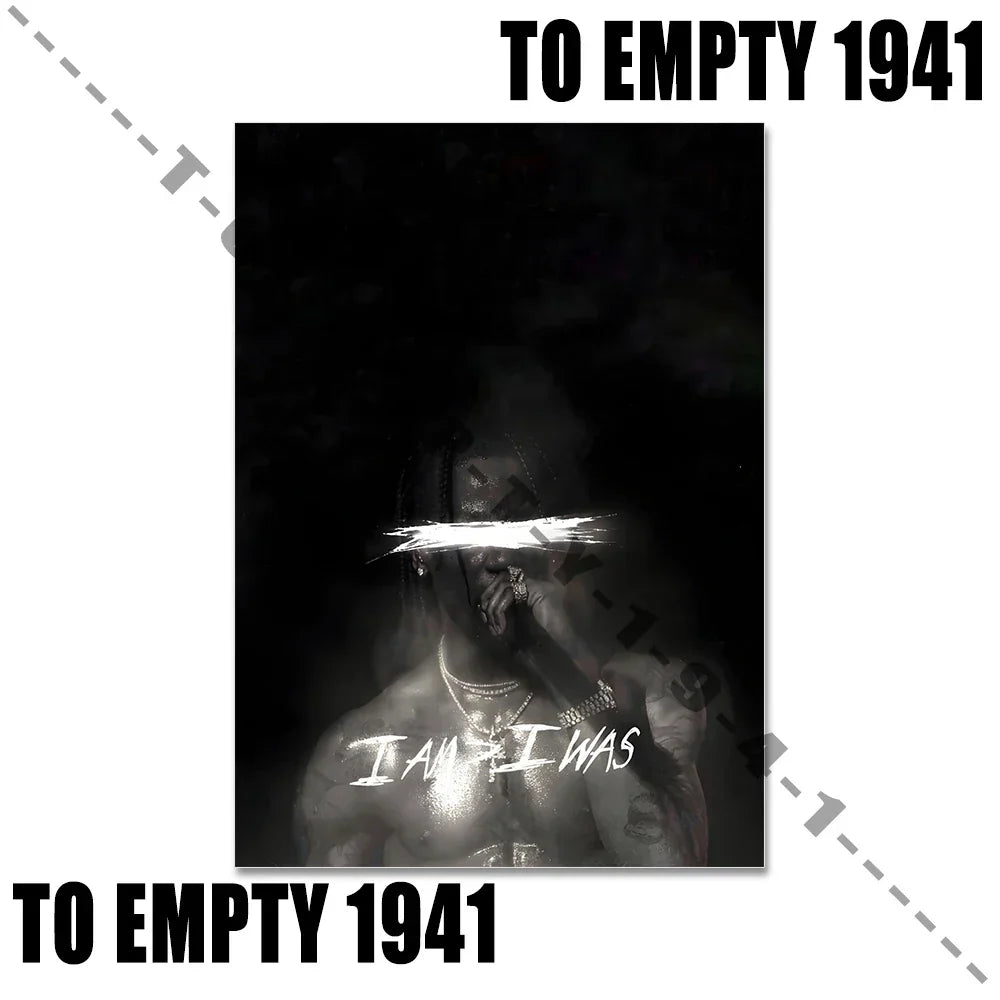 Music Album Covers Poster Set - 70X100cm Unframed / 4 - Posters