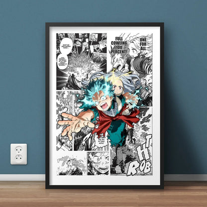 ’My Hero Academia Canvas Wall Art’ - P22 / 30x40cm No Frame - Posters