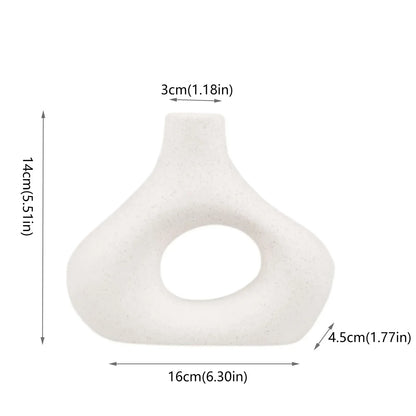 Nordic Ceramic Flower Vase Home Decor - vase 1pc - Vase