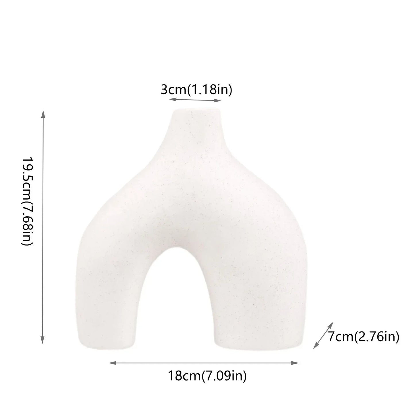 Nordic Ceramic Flower Vase Home Decor - vase 1pc 1 - Vase