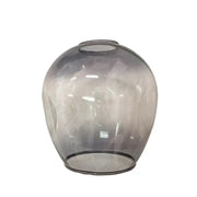 A decorbites™ nordic chandelier with a translucent gray glass dome lampshade for living rooms and modern chandelier designs