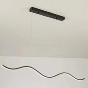 Modern black and white wavy led pendant lights from decorbites™ nordic chandeliers for dining room lighting