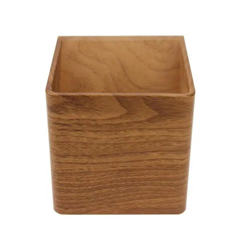 Nordic Faux Wooden Wall Light for Bedroom - Polymer