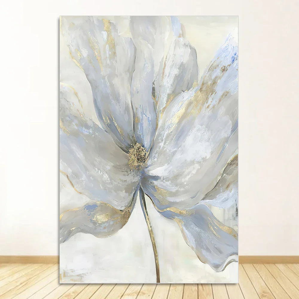 Nordic Flower Abstract Canvas Art Print - 9033--05 / 60x85cmNo frame / CHINA - Posters