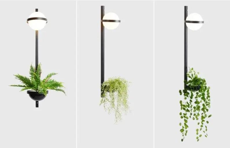 Nordic Planter Light Sconce