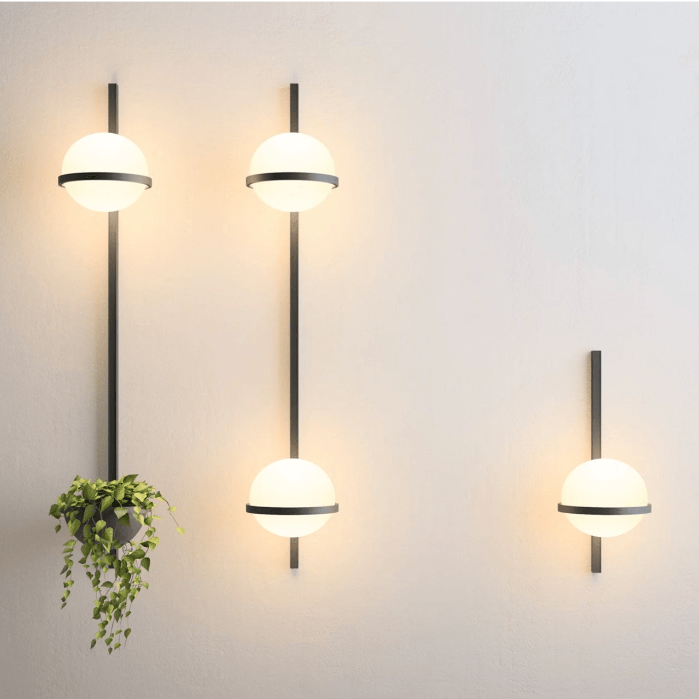 Nordic Planter Light Sconce
