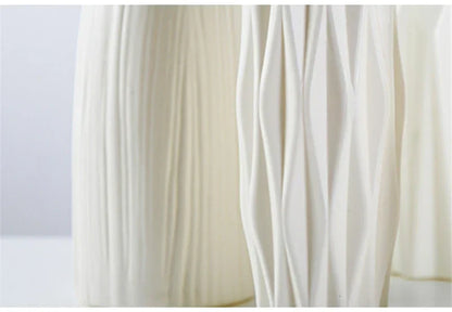 Nordic Plastic Vase for Modern Home Decor - Vase