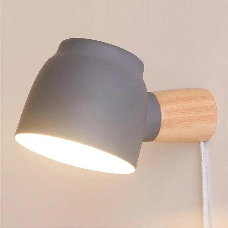 Nordic Plug in Wall Sconce - Grey
