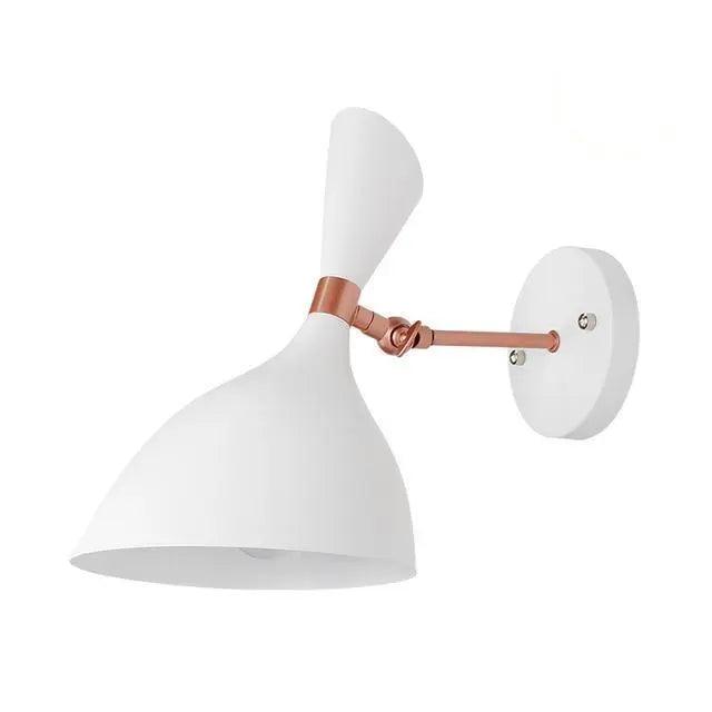 Nordic Plug-In Wall Sconce - White (Hardwired)