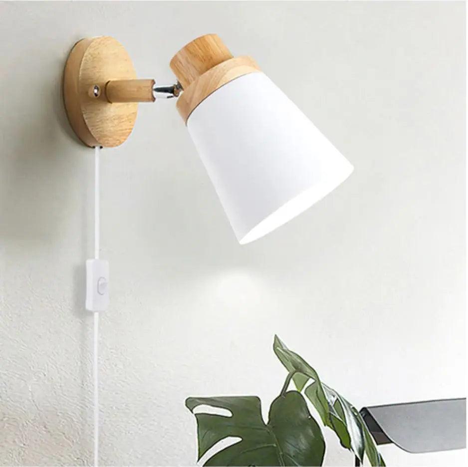 Nordic Plug In Wall Sconce