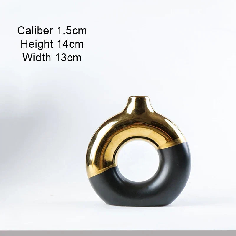 Nordic Style Circle Vase for Flower Arrangement - Vase