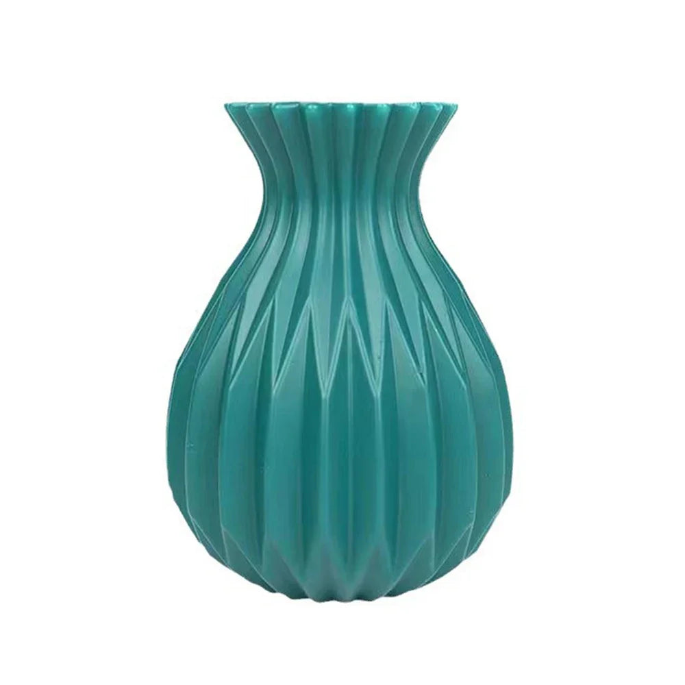 Nordic Style Plastic Flower Vase for Home Decor - Vase