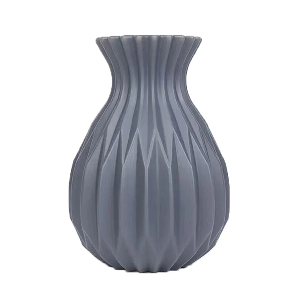 Nordic Style Plastic Flower Vase for Home Decor - Vase