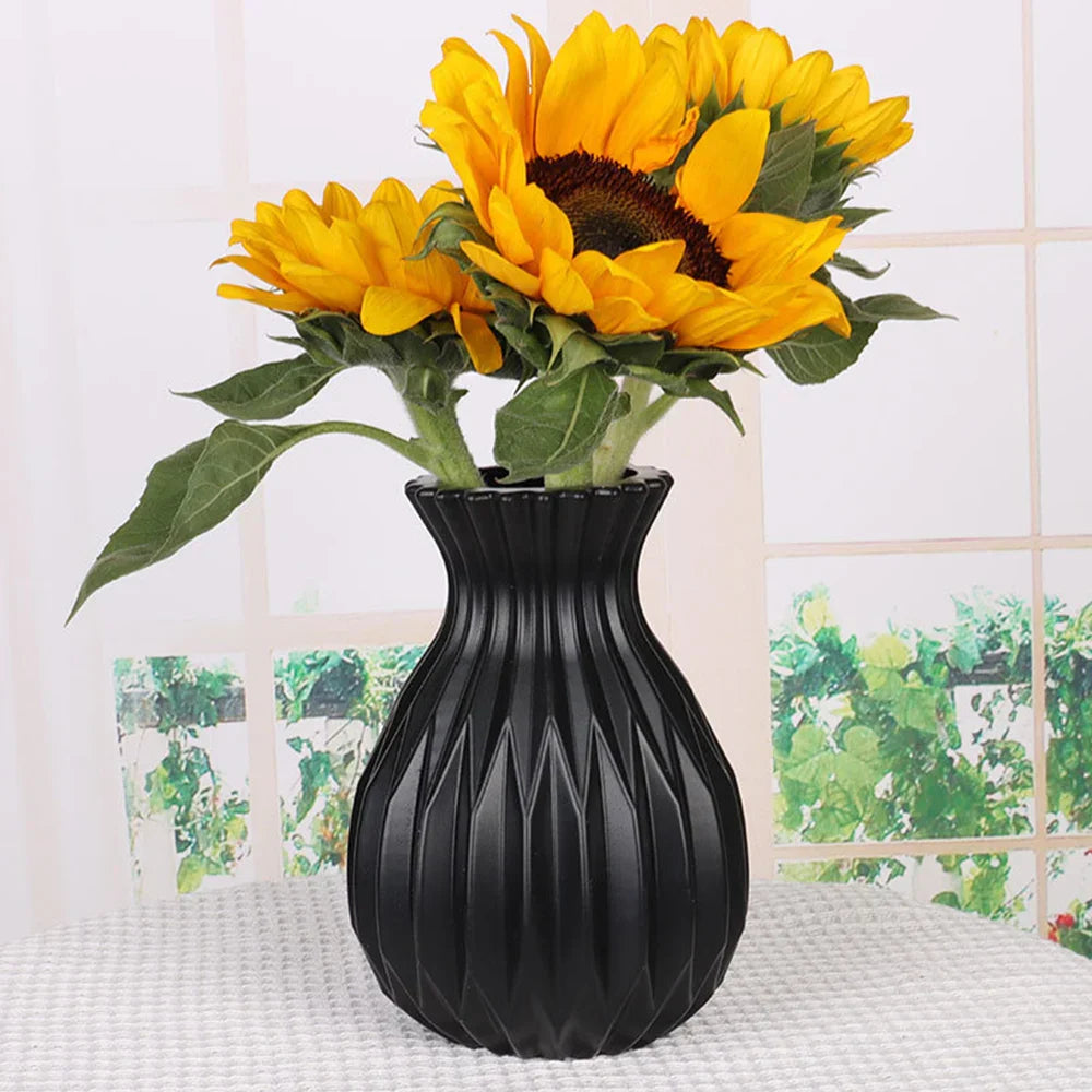 Nordic Style Plastic Flower Vase for Home Decor - Vase