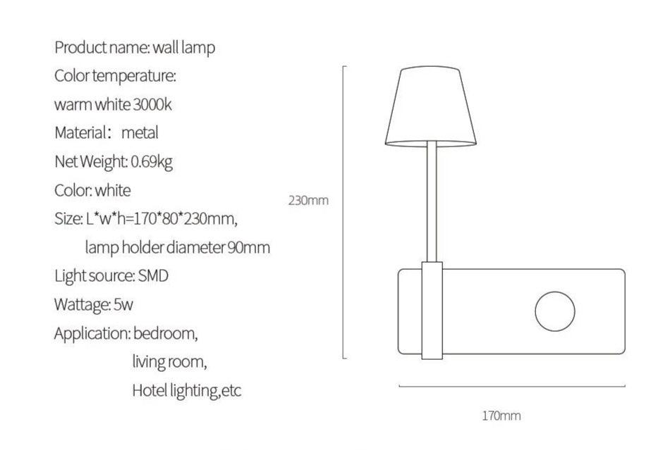 Nordic Wall Lights for Bedroom