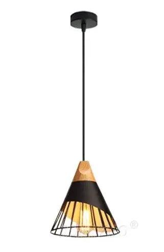 Nordic Wood Hanging Lights - Black