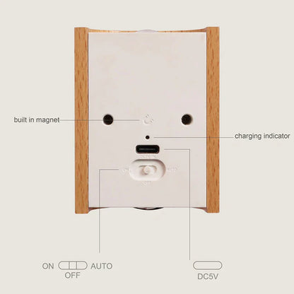 Odin Motion Sensor Battery Operated Wall Sconce