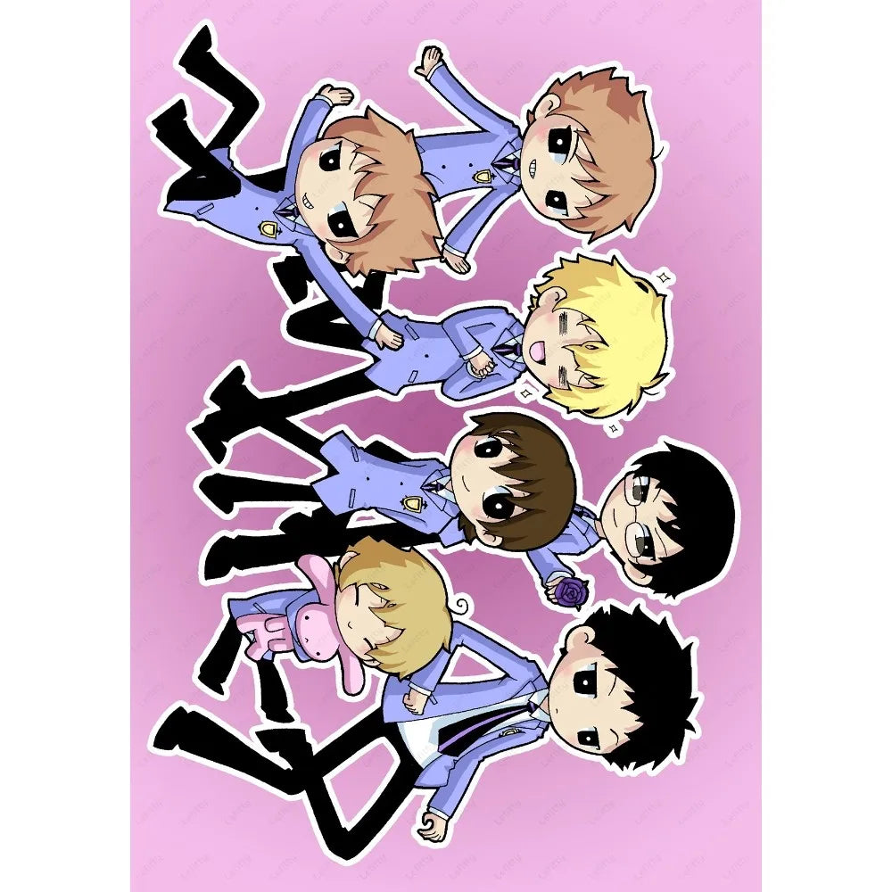 Ouran High School Host Club Pink Poster - z10 / 15X20cmNoframe - Posters