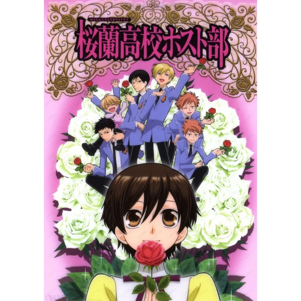 Ouran High School Host Club Pink Poster - z1 / 40X50cmNoframe - Posters