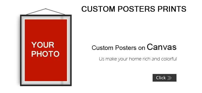 Personalized Custom Canvas Wall Art Print - Posters