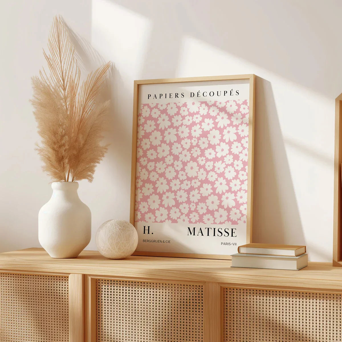 Pink Abstract Sage Wall Art Set - Posters