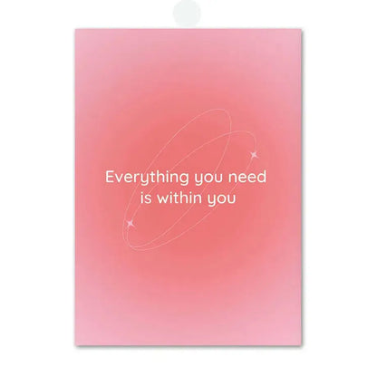 A pink angel number poster with white text and delicate star motifs on a soft gradient pink rectangular card for wall art