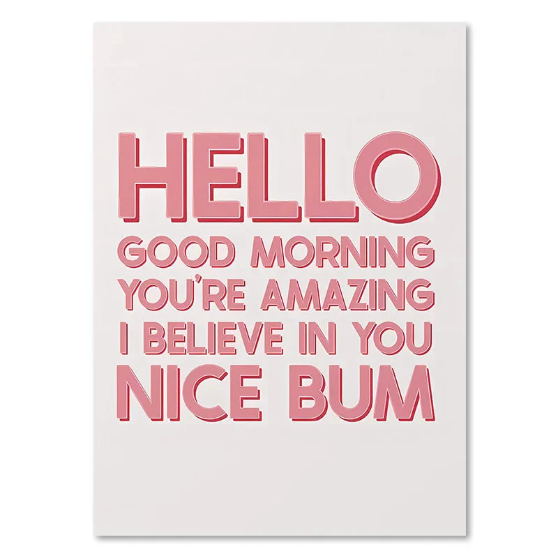 Pink Makeup Funny Quote Art Poster - 7 / 20x30cm No Framed - Posters