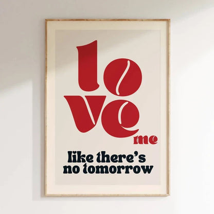 Pink Music Lyrics Wall Art Canvas - 10 / 20x30cm No Frame - Posters