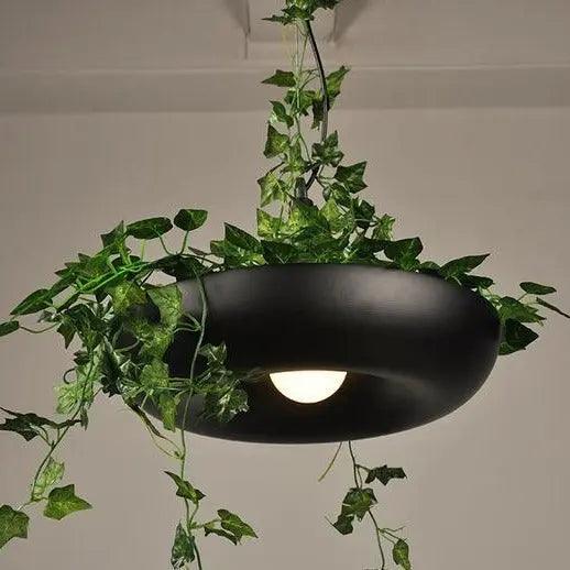 Planter Pendant Lighting - Black