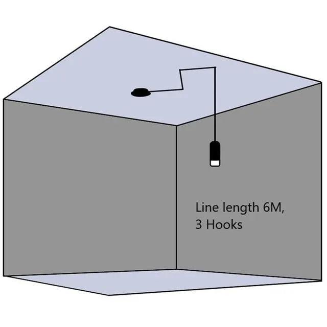 Plug-In Hanging Lights - 1 Pendant (6m) B