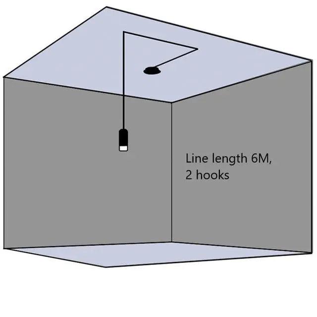 Plug-In Hanging Lights - 1 Pendant (6m)
