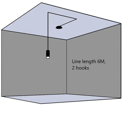 Plug-In Hanging Lights - 1 Pendant (6m)