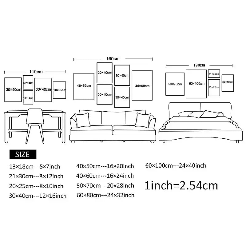 Black-and-white line drawing of a modern sofa with four cushions for poland city vintage canvas prints home decor