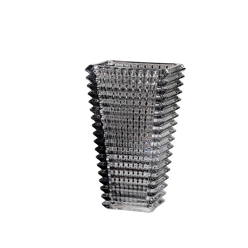 DecorBites™ Premium Crystal Glass Vase for Home Décor