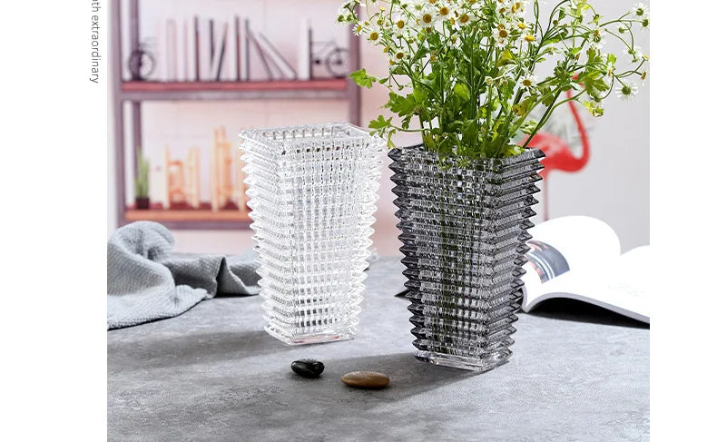 Premium Crystal Glass Vase for Home Décor - Vase