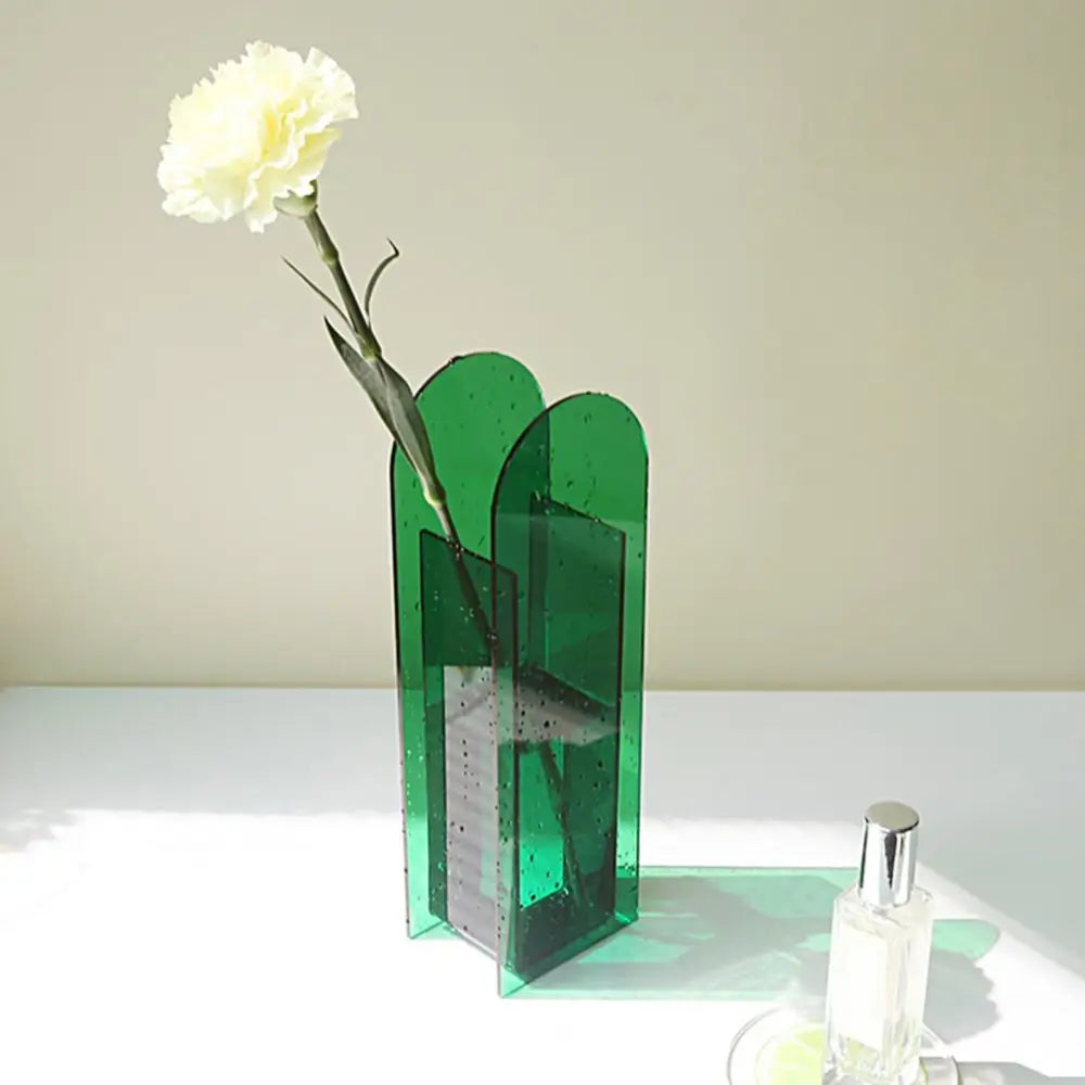 Rainbow Color Acrylic Vase Nordic Style - Vase