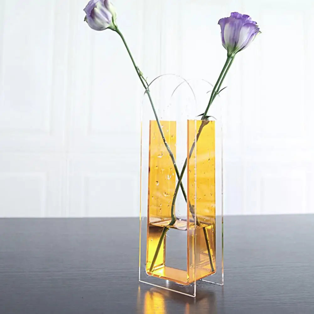 Rainbow Color Acrylic Vase Nordic Style - Vase